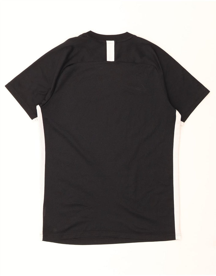 Мужская футболка NIKE Dri Fit, средний черный цветной блок