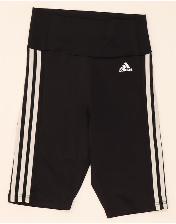 Женские спортивные шорты Adidas UK 4/6 XS, черный полиэстер