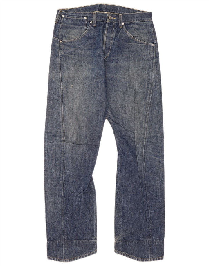 Мужские прямые джинсы Levi's W33 L32 синие, хлопок