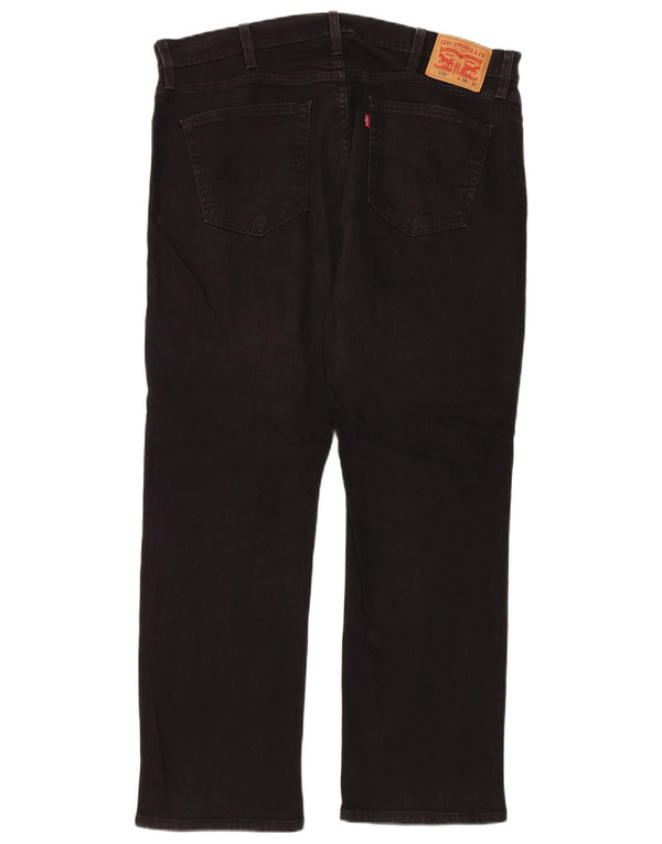 Мужские прямые джинсы свободного кроя Levi's 559 W38 L32, черный хлопок