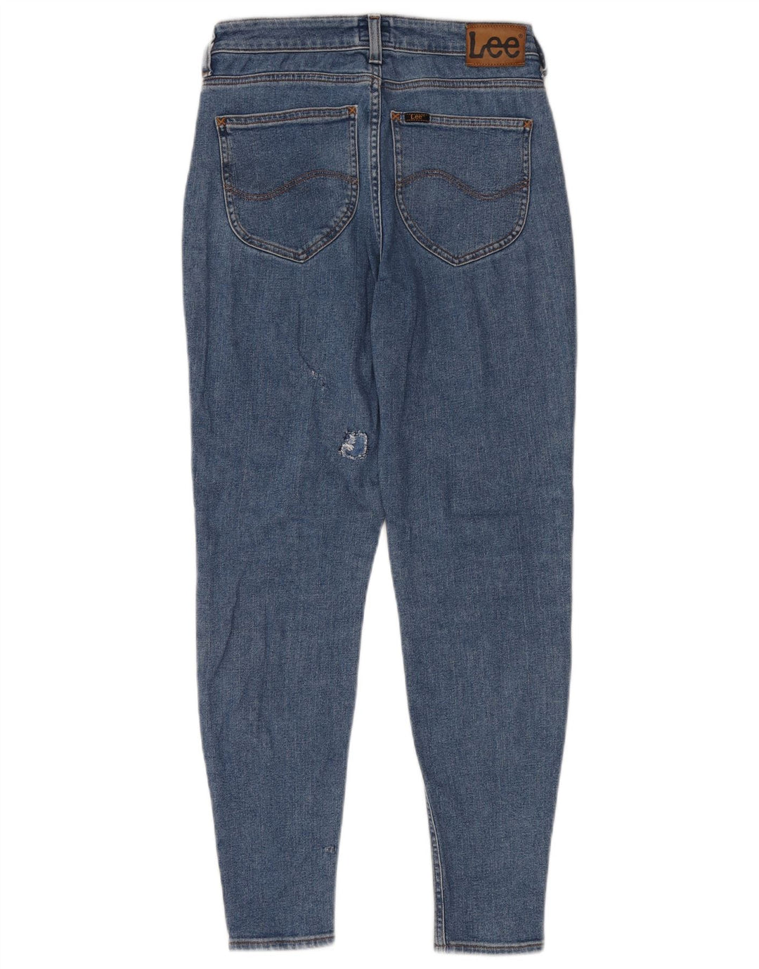 Женские узкие джинсы LEE W30 L31 синие, хлопок