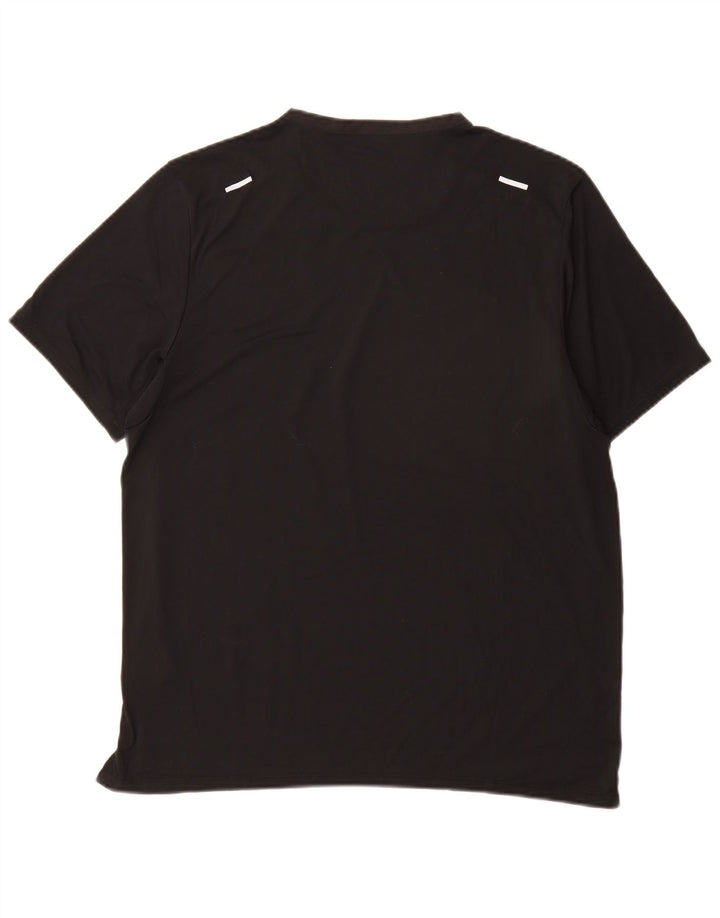 Мужская футболка Nike Dri Fit, большой черный полиэстер