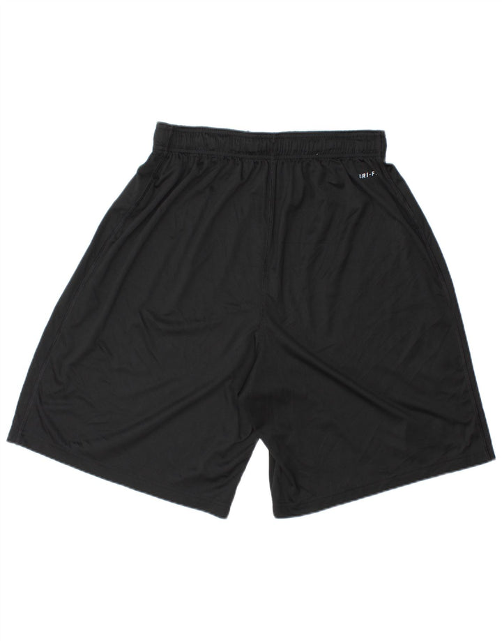 Мужские спортивные шорты Nike Dri Fit с графическим рисунком, большие черные из полиэстера