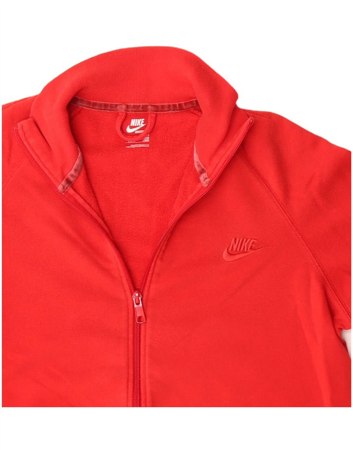 Женский спортивный костюм NIKE, верхняя куртка UK 16, большой красный хлопок