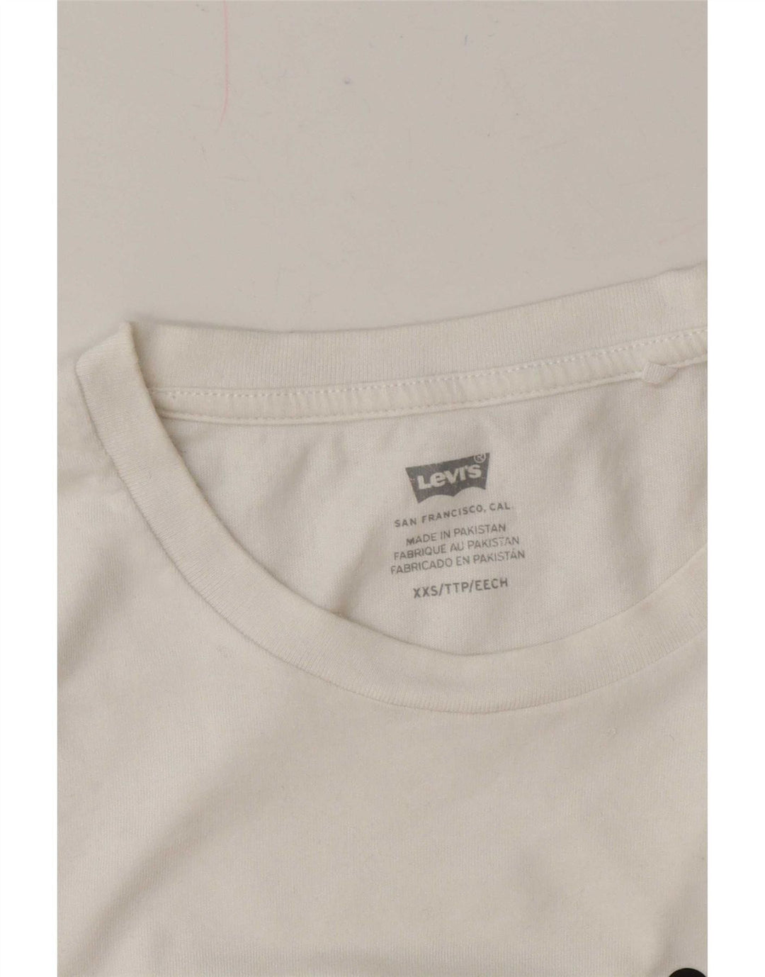Женская футболка оверсайз с рисунком Levi's Top UK 2 2XS Белая