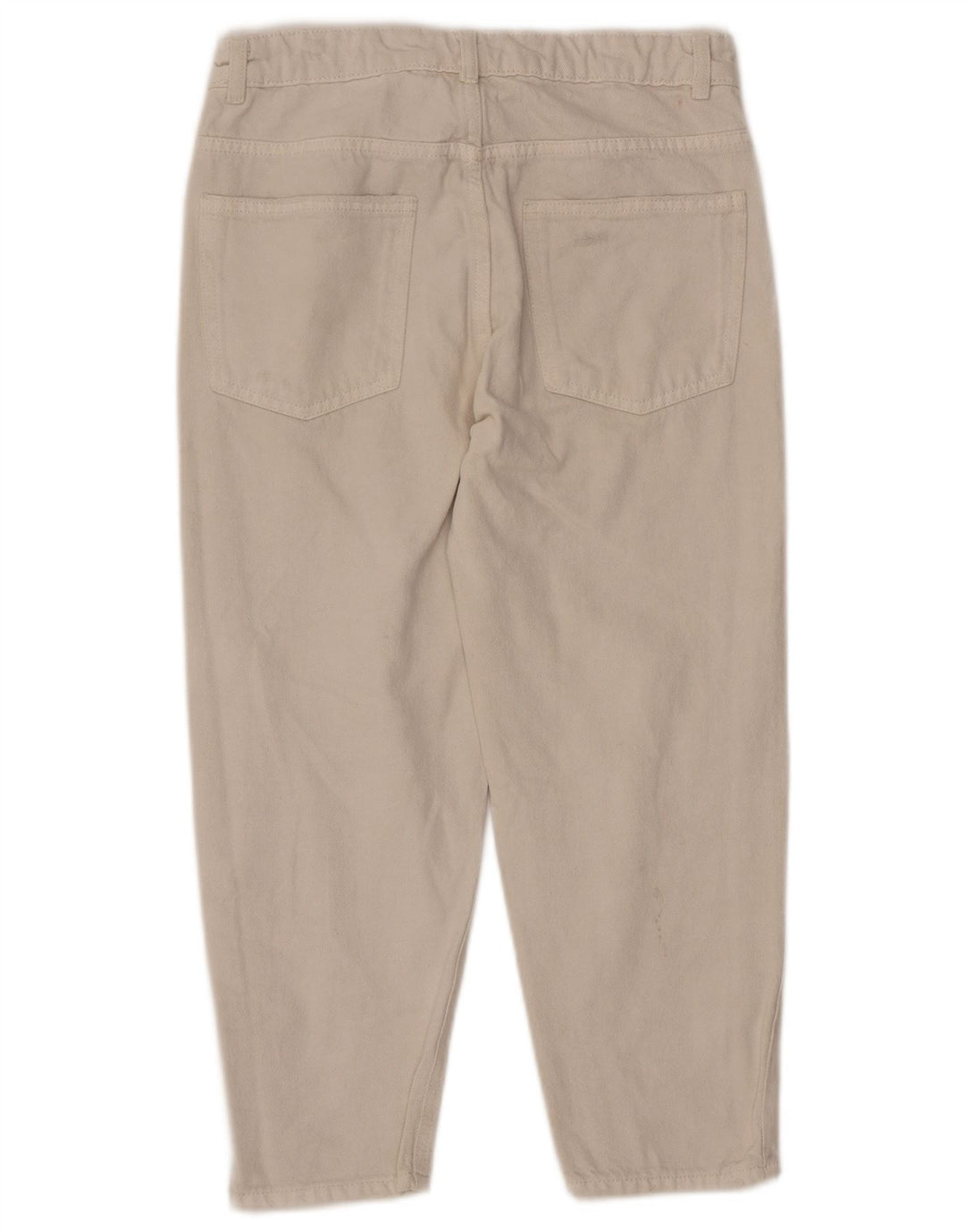 ZARA Джинсы зауженного кроя с завышенной талией для девочек 13–14 лет W28 L22, белые