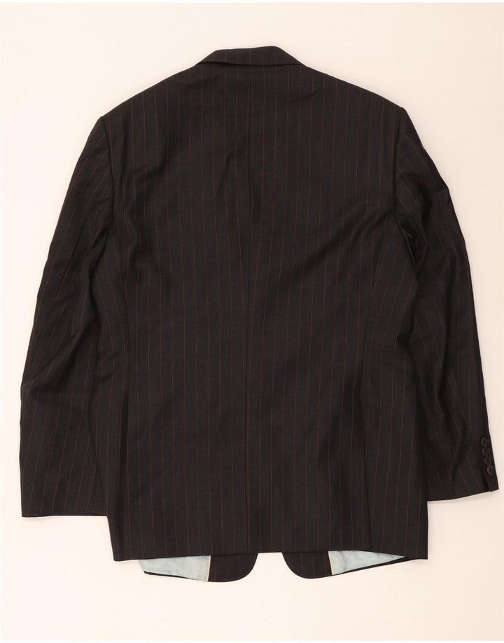 Мужской пиджак на 3 пуговицах Ted Baker EU 42 XL, серая шерстяная полоска