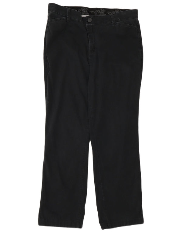 Lee женские прямые повседневные брюки США 14 XL W34 L30 темно-синие хлопковые