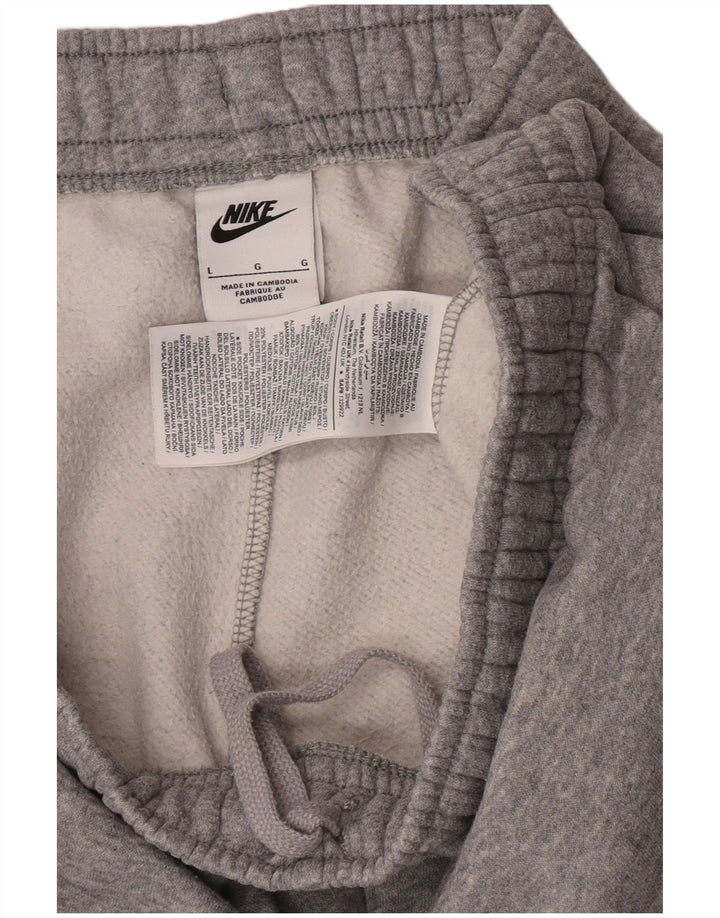 Мужские спортивные брюки-карго Nike, большие серые хлопковые брюки для бега