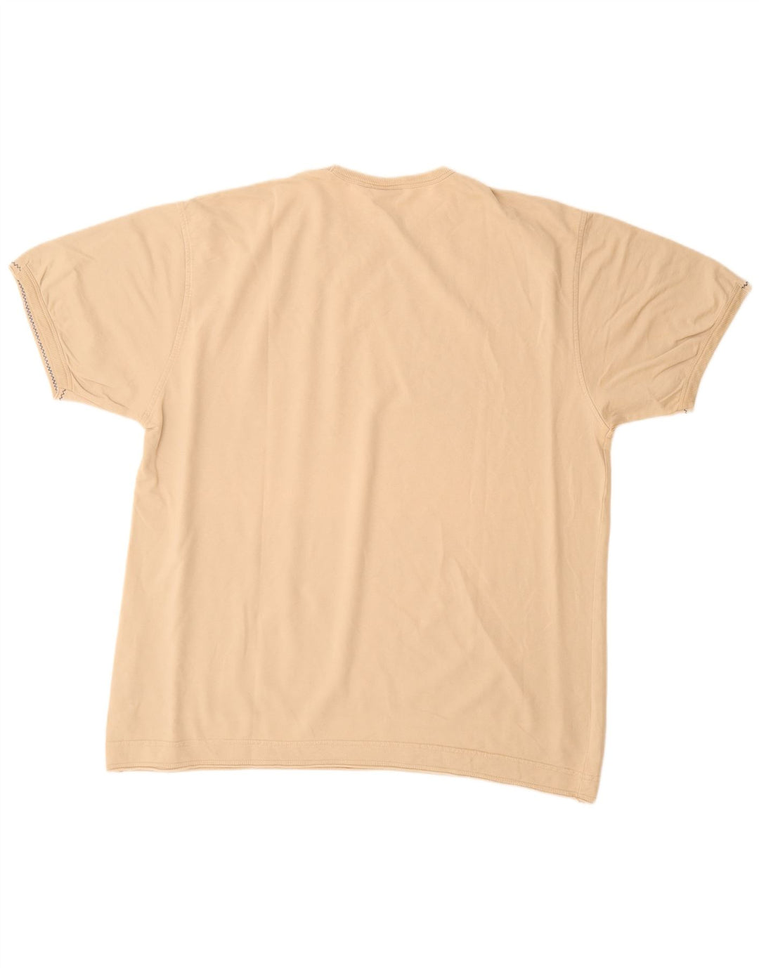 Мужской свитшот с короткими рукавами и рисунком SCOTCH & SODA, XL, бежевый, хлопок