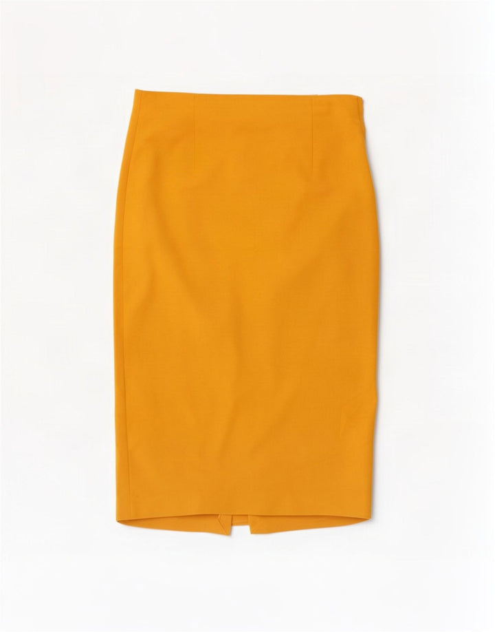 Женская юбка-карандаш Zara, большая W30, желтая
