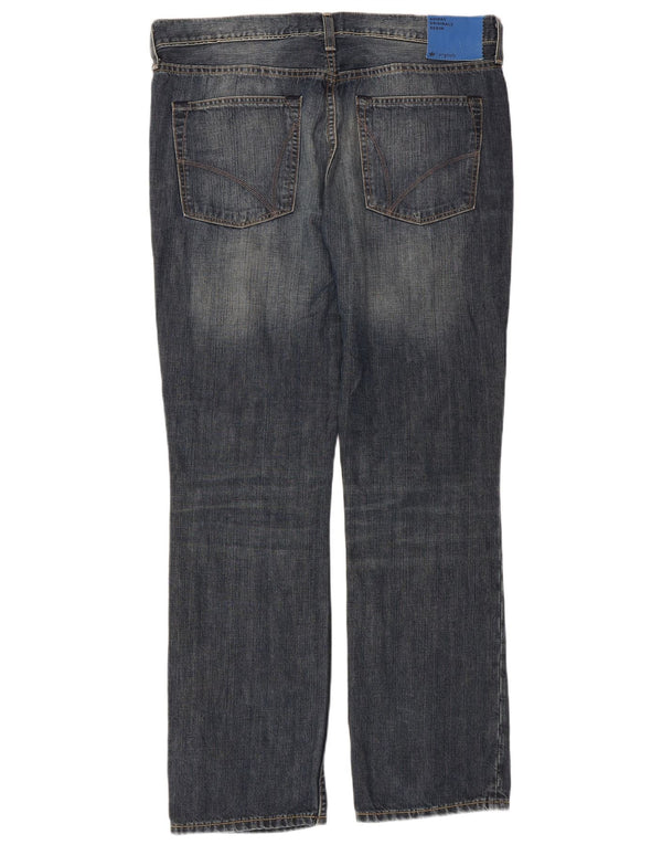 Мужские прямые джинсы ADIDAS W36 L32 темно-синие