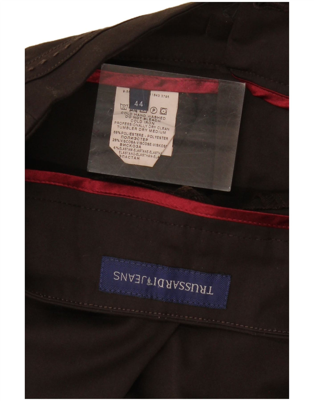 TRUSSARDI Женские повседневные брюки Bootcut IT 44 Medium W32 L31 Коричневые