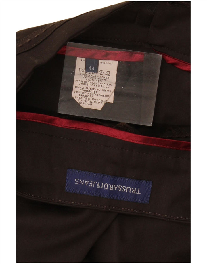 TRUSSARDI Женские повседневные брюки Bootcut IT 44 Medium W32 L31 Коричневые