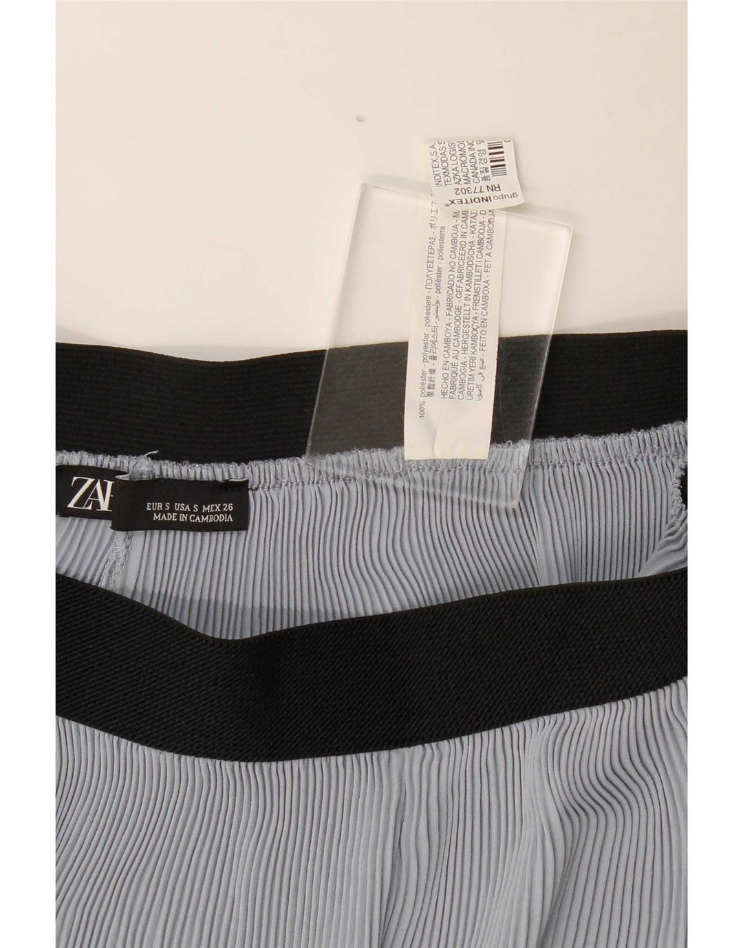 Женские брюки-капри Zara, маленькие W26 L22, синие, полиэстер