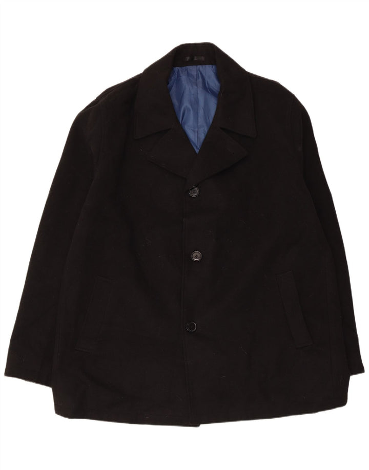 Мужское полупальто Marks & Spencer UK 44/46 XL, черный полиэстер