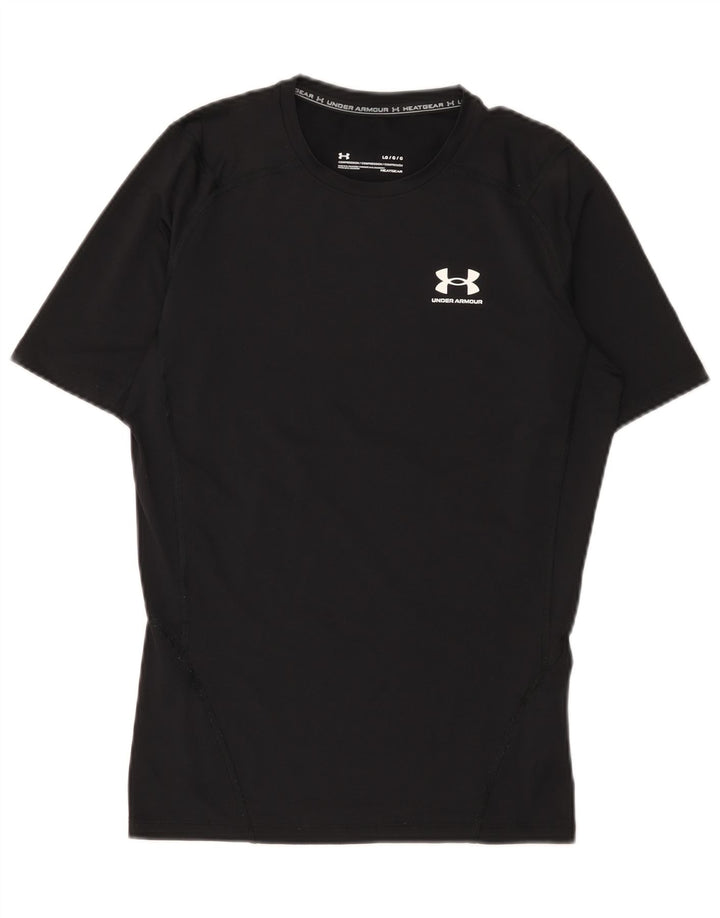 Мужская компрессионная футболка Under Armour, большой черный полиэстер