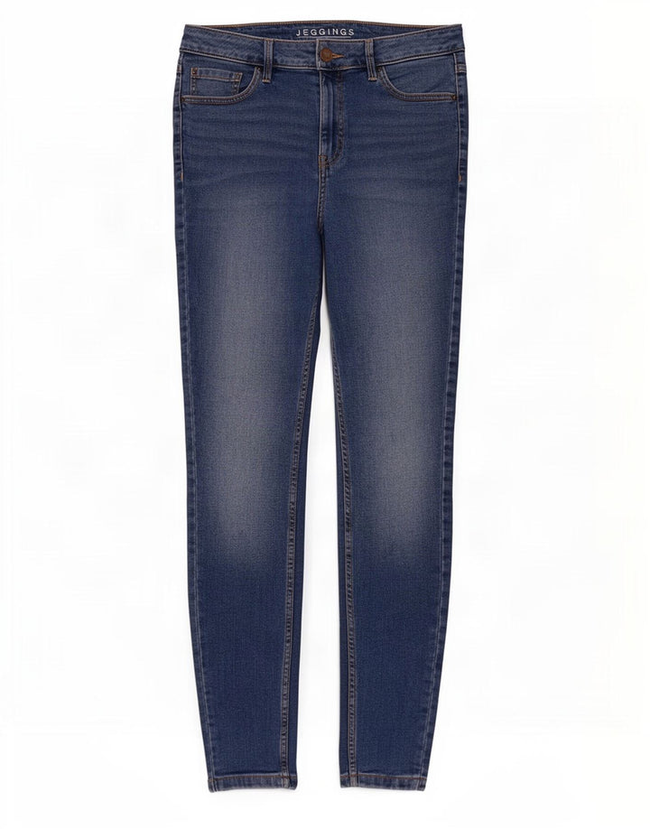 Женские джинсы джеггинсы Marks & Spencer UK 12, средние W30 L30, синие, хлопок