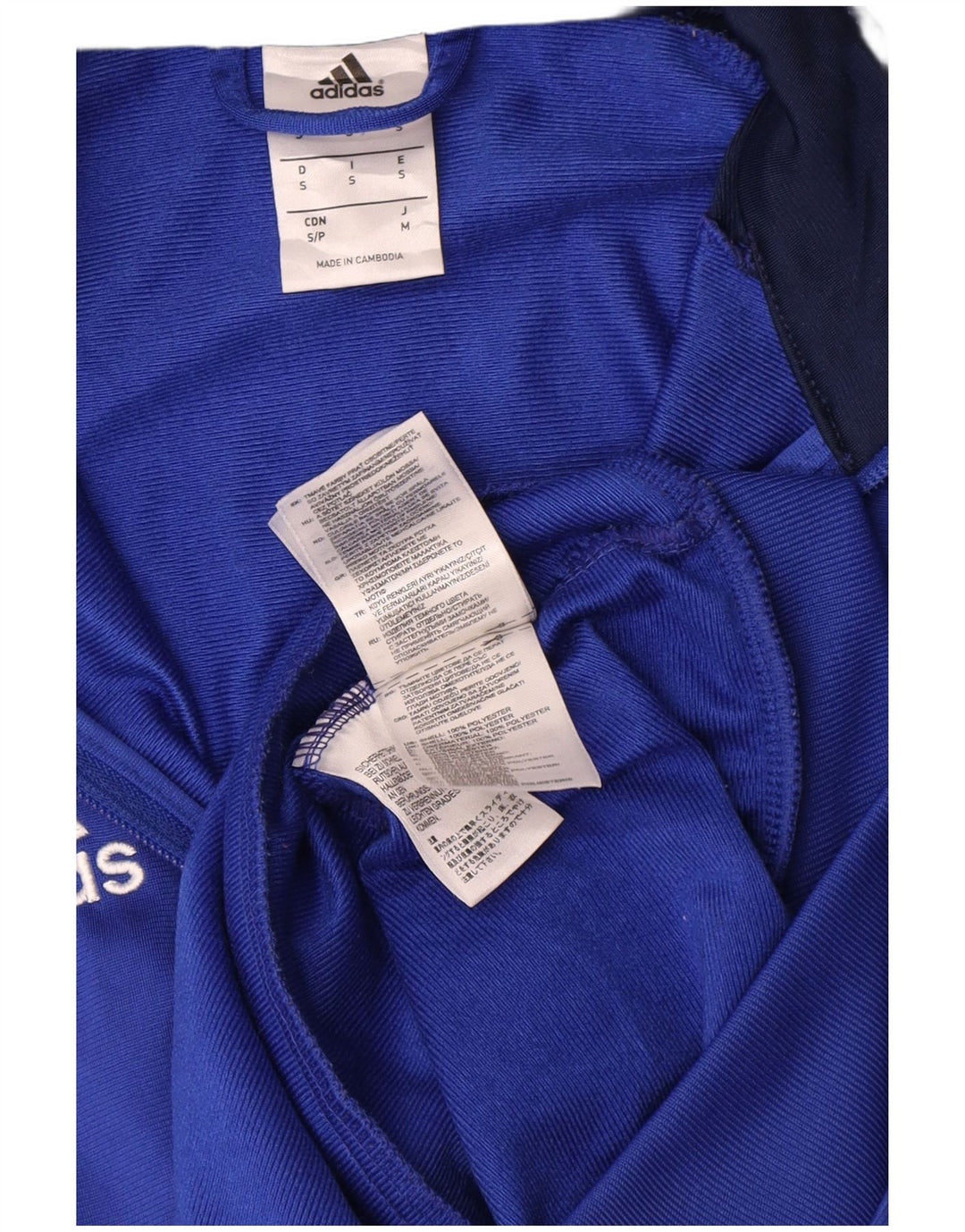 Мужской спортивный костюм Adidas с графическим рисунком, верхняя куртка, маленький синий полиэстер с цветными блоками