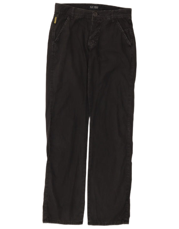 Мужские прямые брюки чинос Armani W31 L33 темно-синие, хлопок