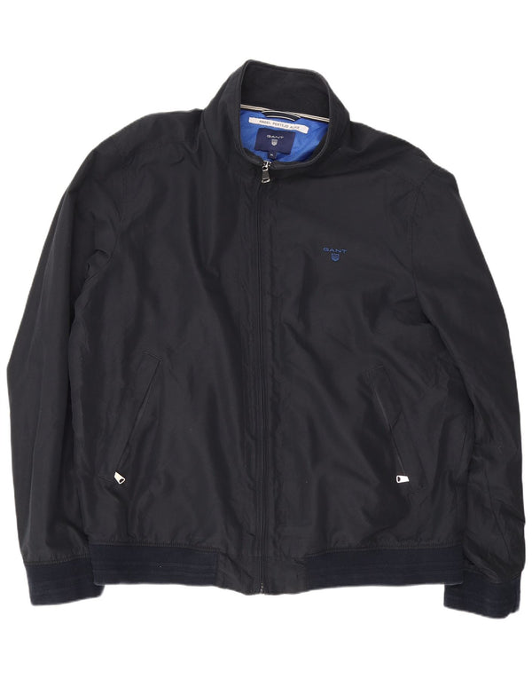 Мужская куртка-бомбер Gant UK 42 XL Темно-синий полиэстер