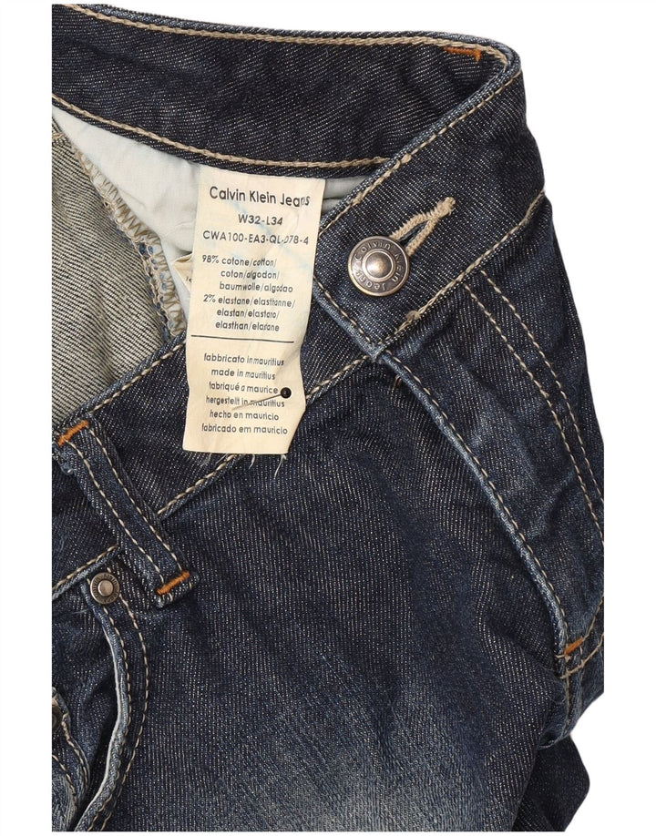 Женские джинсы Bootcut Calvin Klein W32 L34 Темно-синие, хлопок