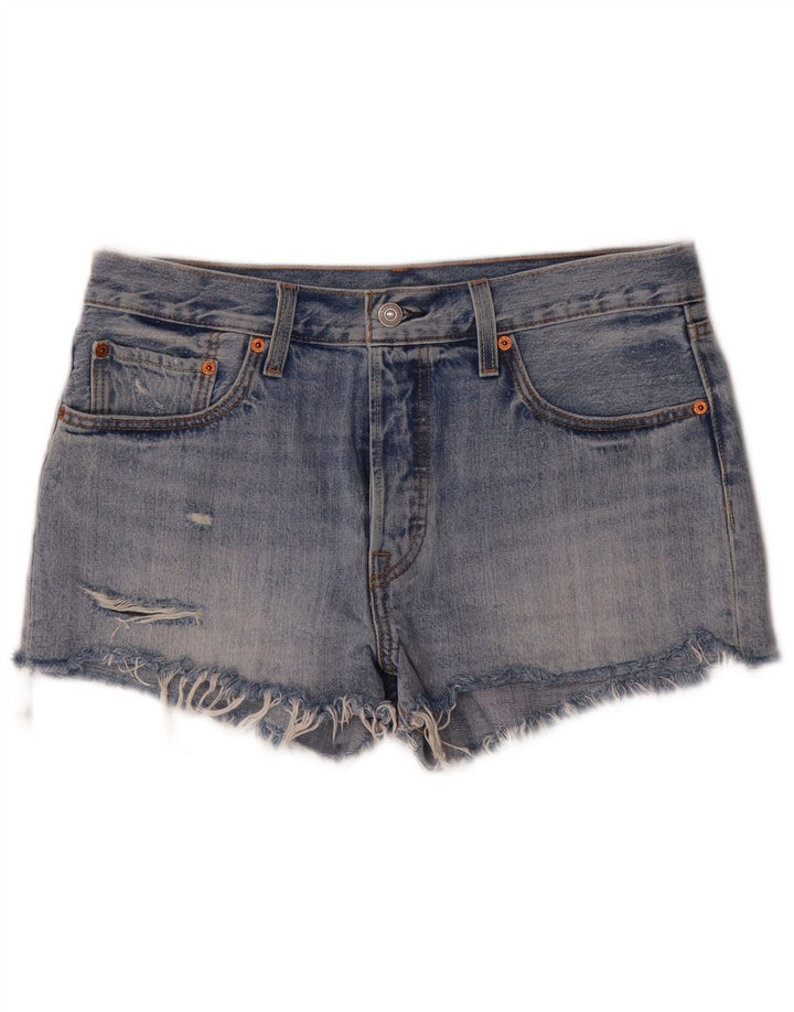Женские джинсовые шорты Levi's 501 W31, средний синий, хлопок