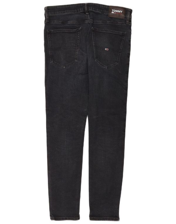 Мужские джинсы скинни Tommy Hilfiger Simon W34 L30, черный хлопок
