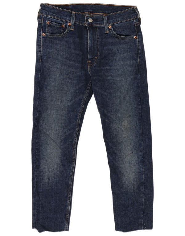 Мужские укороченные джинсы скинни Levi's 519 Hi-ball W30 L23, темно-синие, хлопок