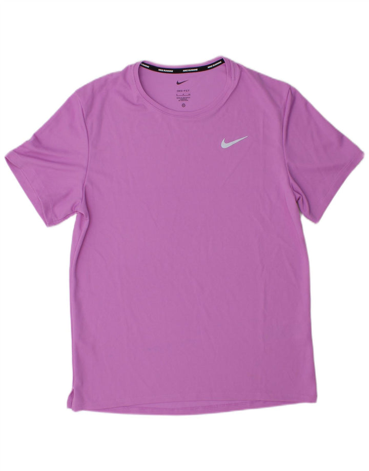 Мужская футболка Nike Dri Fit, маленький фиолетовый полиэстер