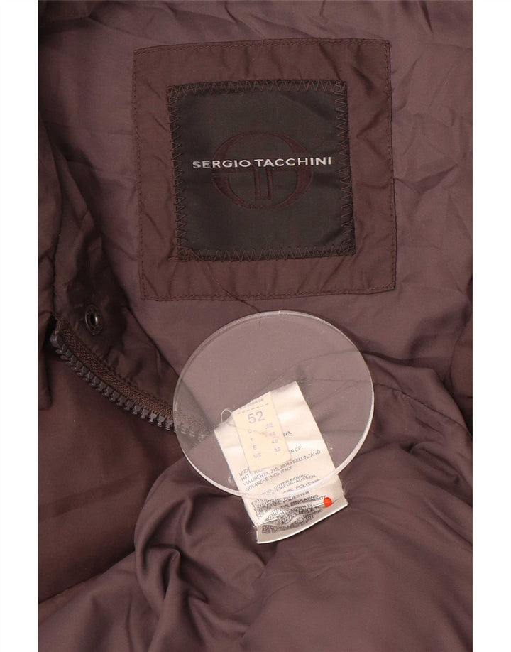Мужская стеганая куртка Sergio Tacchini IT 52 XL Коричневый Полиамид