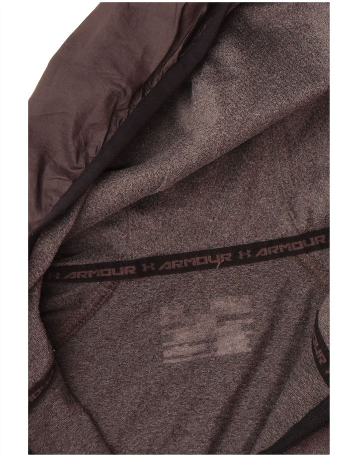 Мужской пуловер с капюшоном Under Armour, большой серый цветной блок