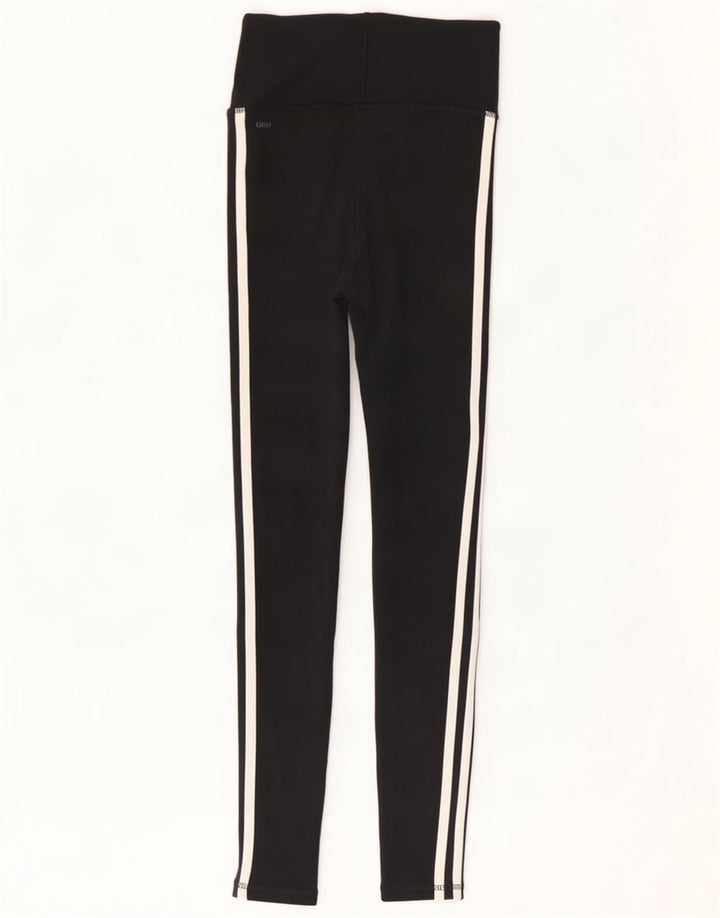 Женские леггинсы Adidas Climalite UK 4/6 XS, черный полиэстер