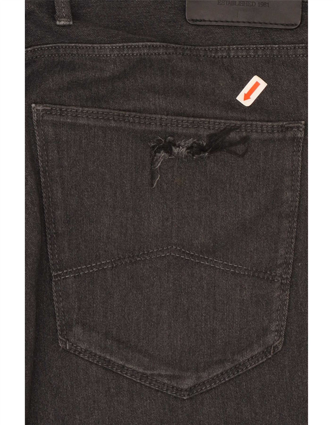 Мужские джинсы Armani Slim W36 L30, черный хлопок