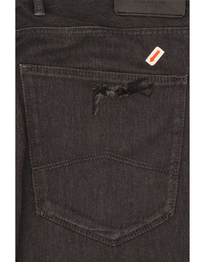 Мужские джинсы Armani Slim W36 L30, черный хлопок