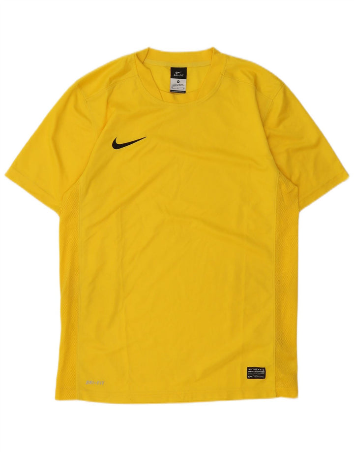 Мужская футболка Nike Dri Fit, средний желтый цвет