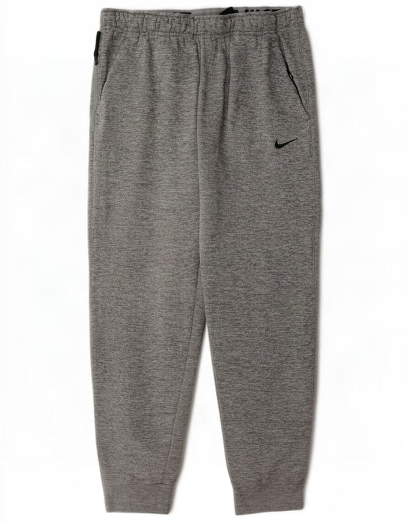 Мужские спортивные брюки Nike Therma-Fit Joggers XL, серый полиэстер с крапинками