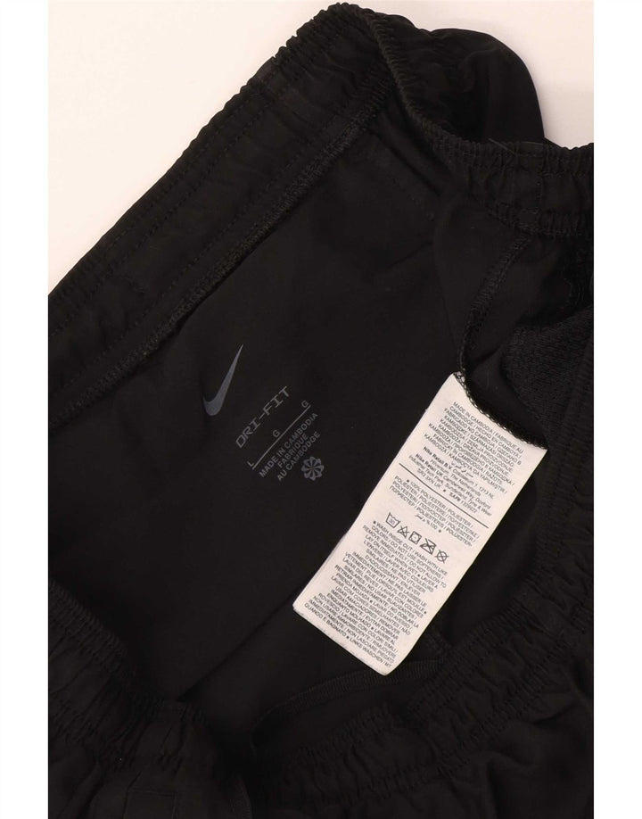 Мужские укороченные спортивные брюки Nike Dri Fit для джоггеров, большой черный полиэстер