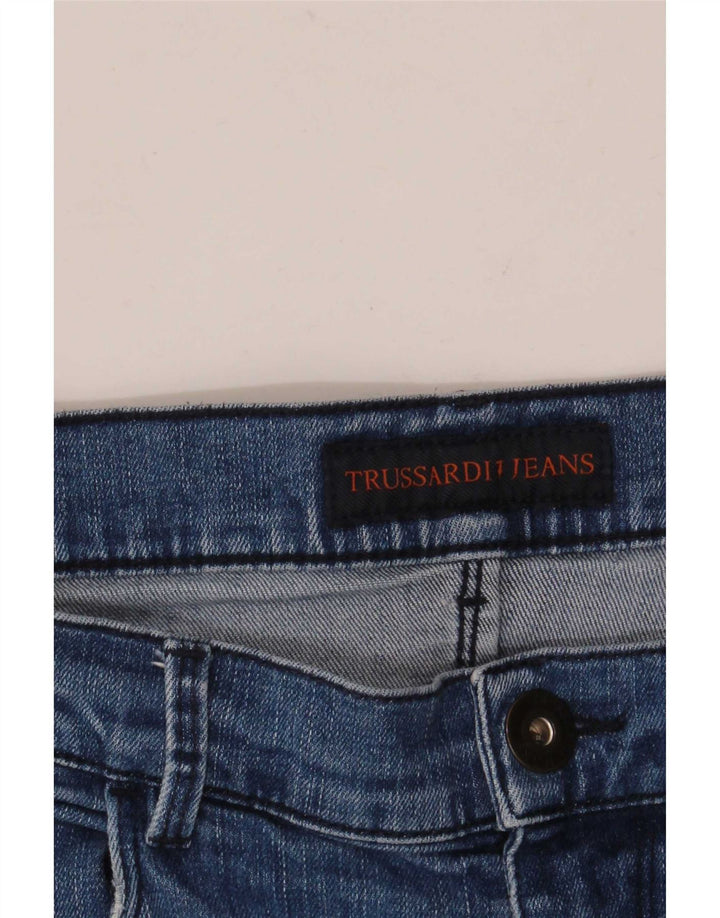 Женские джинсы скинни Trussardi W34 L35 синие