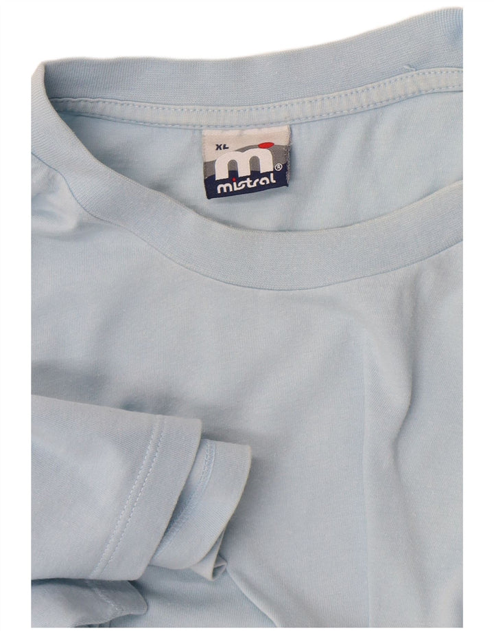Мужская футболка с рисунком Mistral Top XL синяя