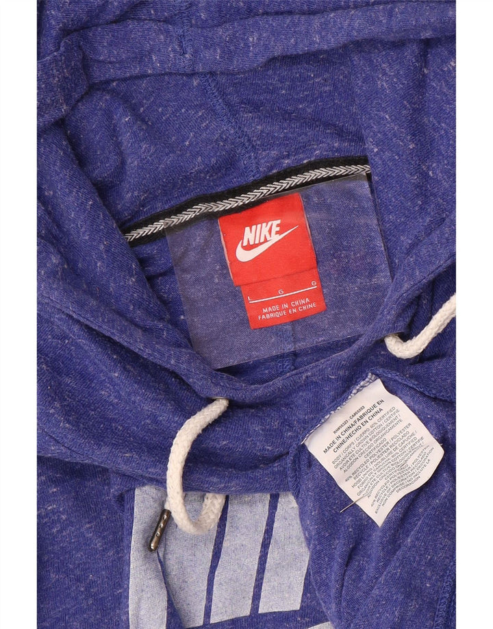 Женский джемпер с капюшоном NIKE UK 16, большой фиолетовый с крапинками, полиэстер