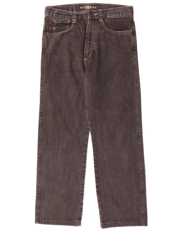 Мужские прямые джинсы Navigare IT 46 Small W30 L29 Серый хлопок