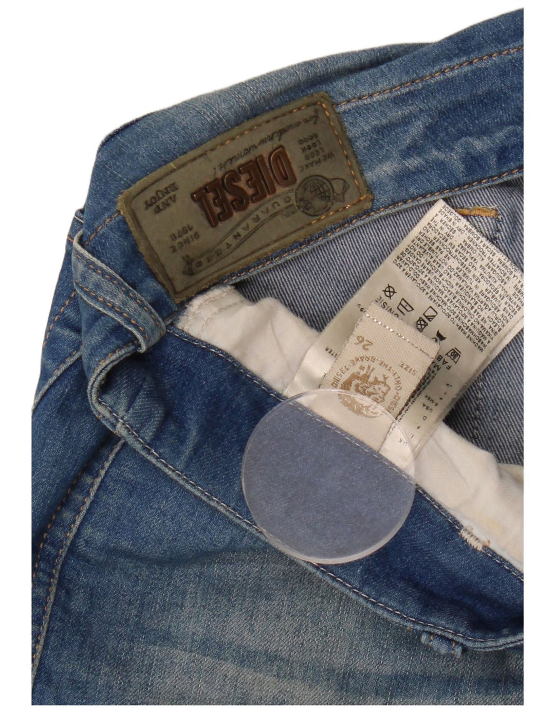 Женские джинсы Grupee Super Skinny DIESEL W26 L33, синий хлопок