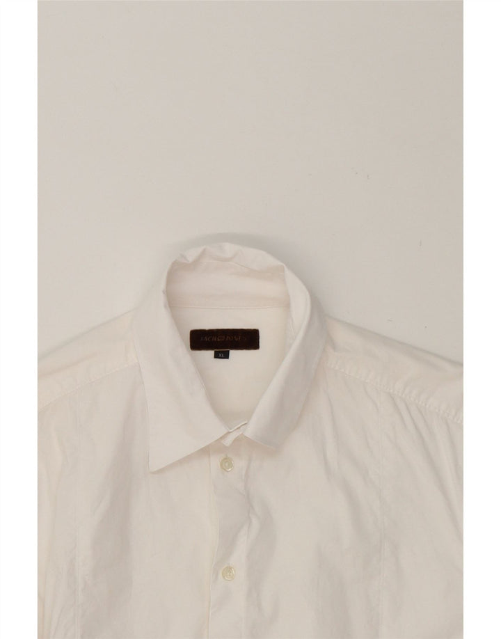 JACK & JONES Mens Shirt XL White Cotton Vintage Jack & Jones and Second-Hand Jack & Jones from Messina Hembry 