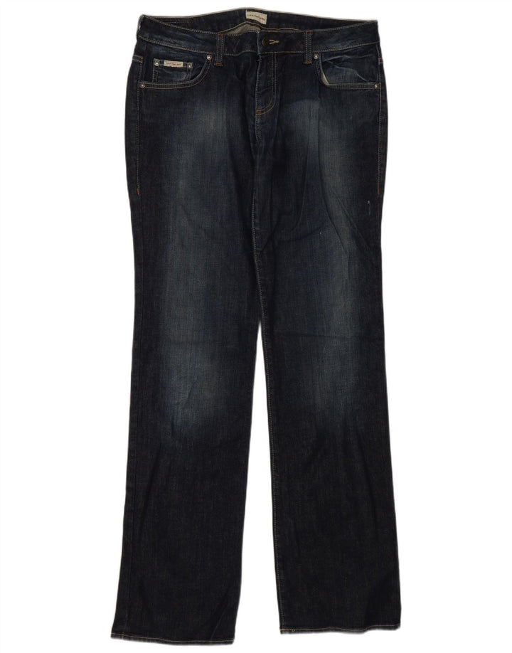 Женские джинсы Bootcut Calvin Klein W32 L34 Темно-синие, хлопок