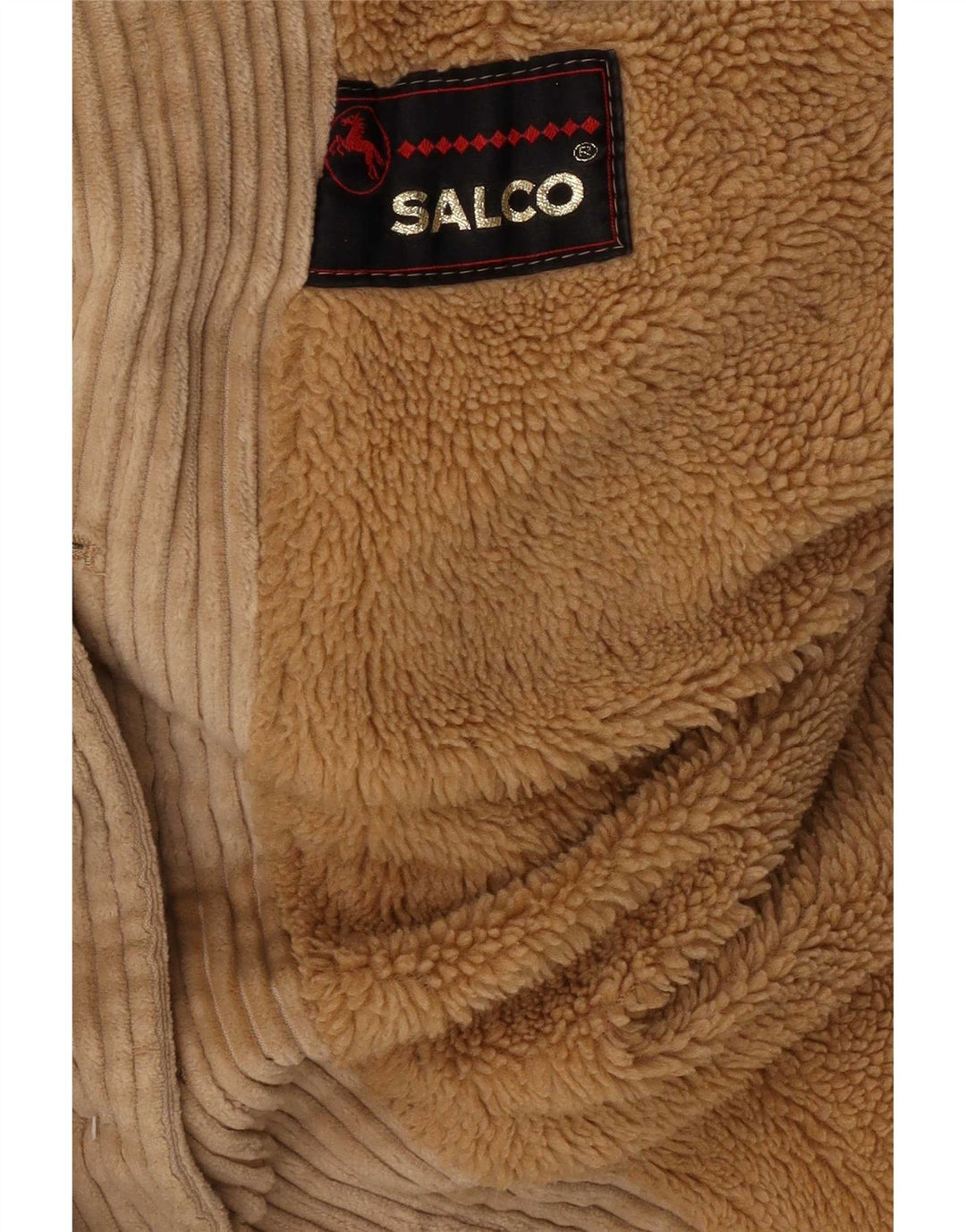 Женское вельветовое пальто Salco UK 14 средний бежевый