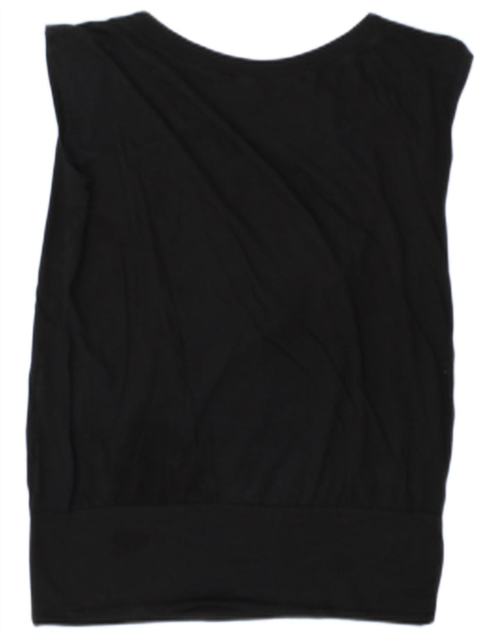 Женский жилет с рисунком Elisabetta Franchi Top IT 42 Medium Black