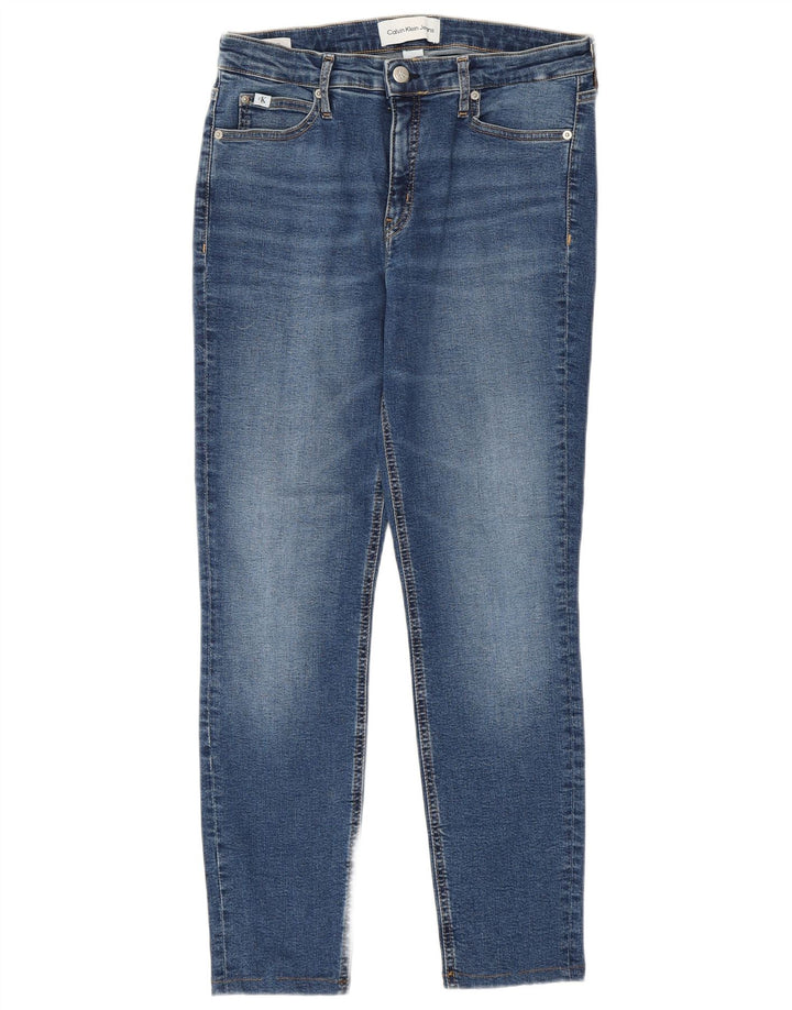 Женские джинсы скинни со средней посадкой Calvin Klein W31 L26 синие