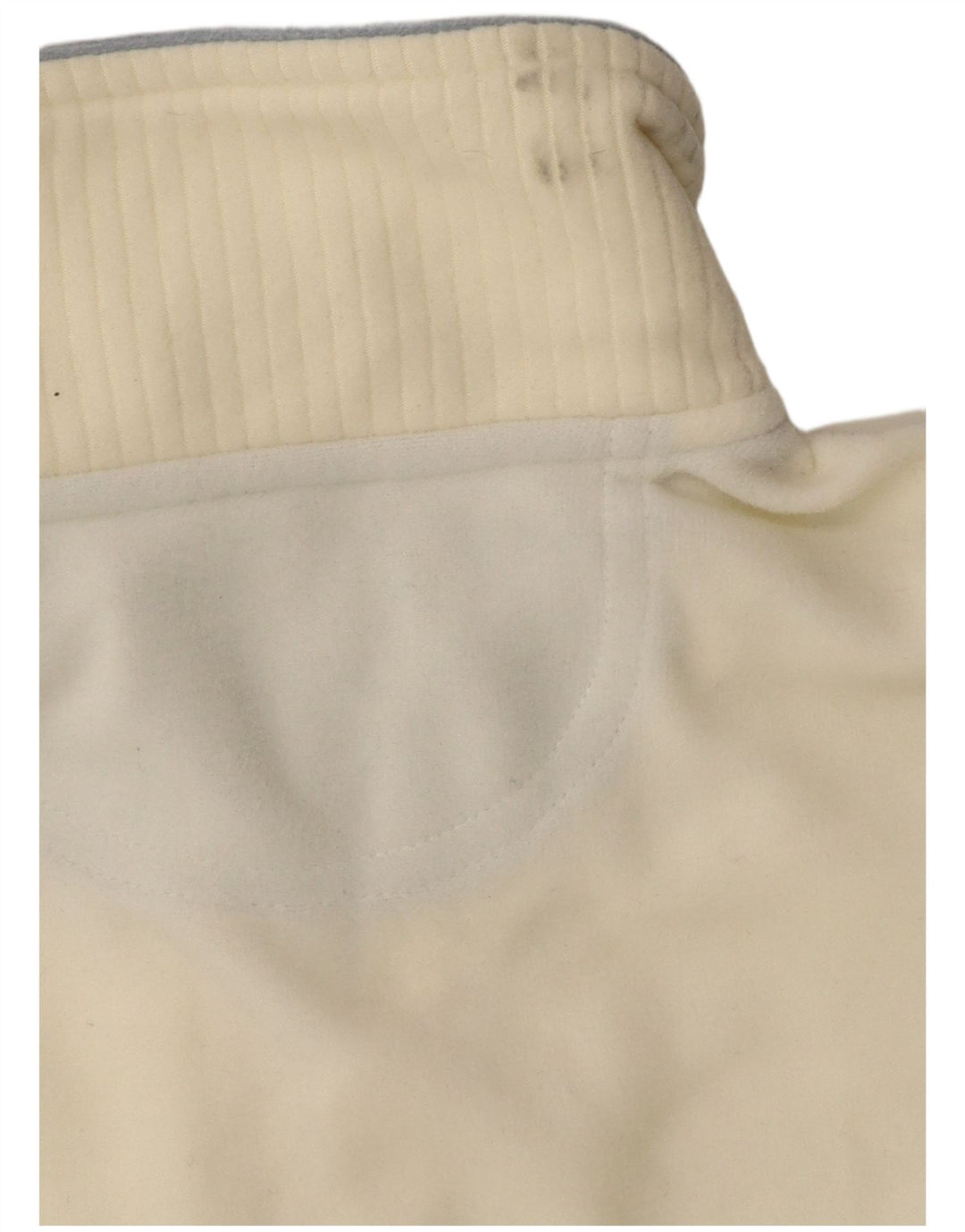 Женский флисовый джемпер с воротником на молнии CHAMPION, размер UK 10, маленький, белый цвет