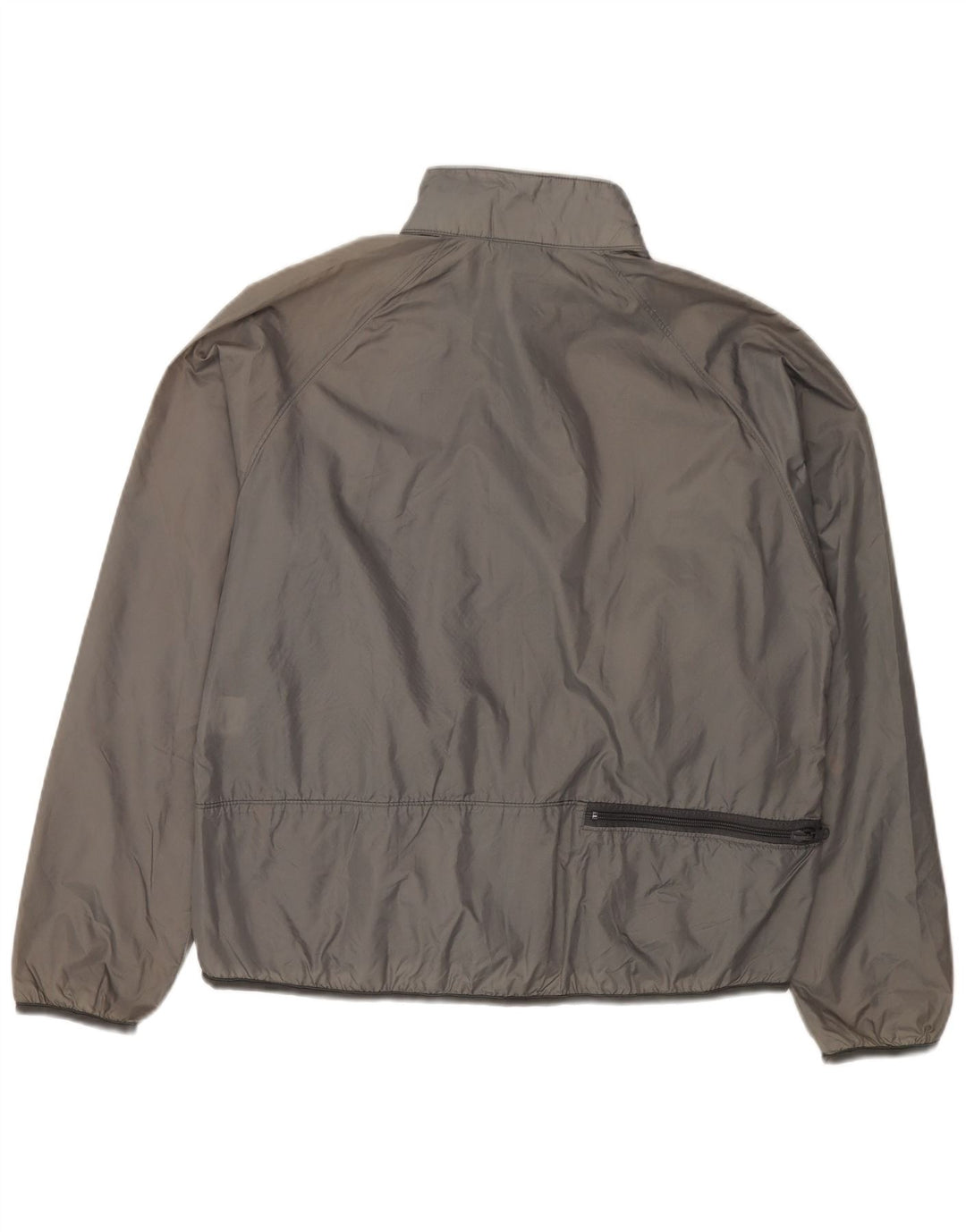 Мужской спортивный костюм LANDS END, верхняя куртка, средний серый нейлон